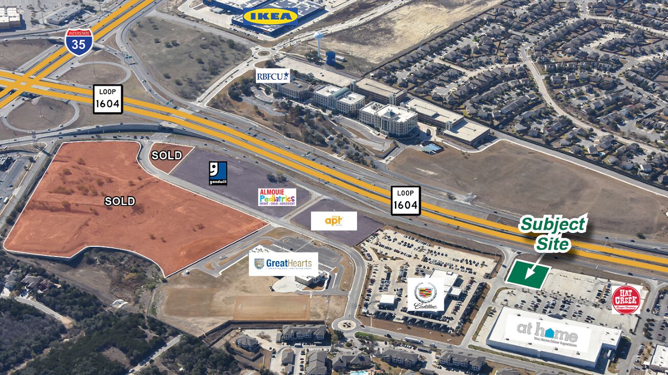 NWC of Loop 1604 & IH35 oak, Live Oak, TX 78233 Land for Sale