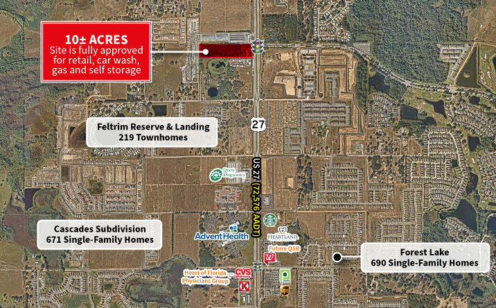 Pictures of Land property located at 40990 US Hwy 27, Davenport, FL 33837 for sales - image #1
