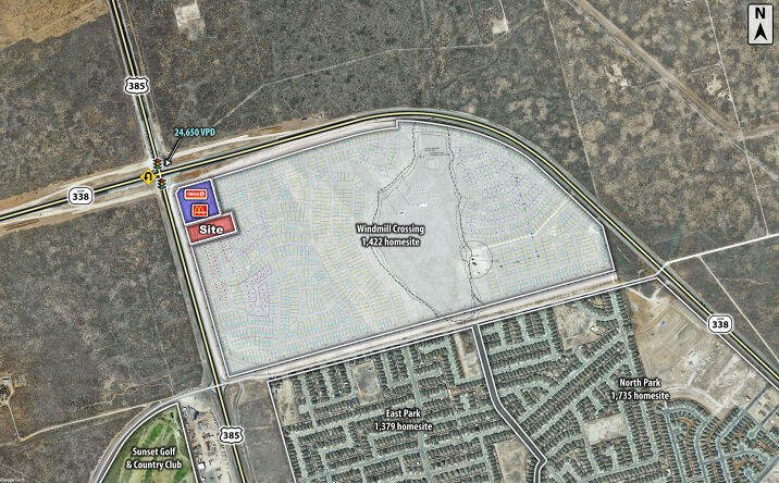 Pictures of Land property located at Highway 385 & N Loop 338, Odessa, TX 79765 for sales - image #1
