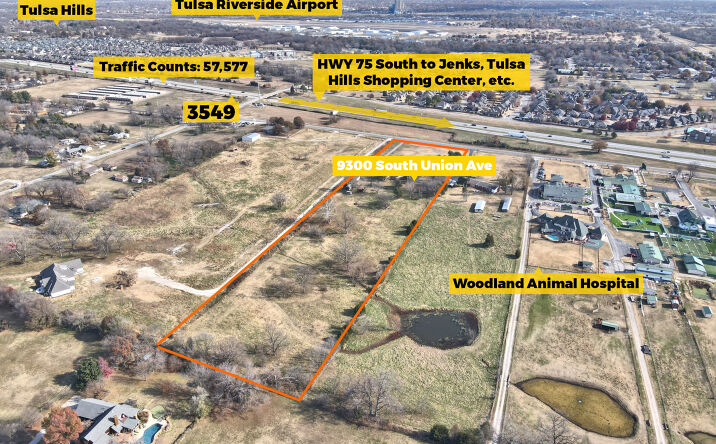 Pictures of Land property located at 9300 S Union Ave, Tulsa, OK 74132 for sales - image #1