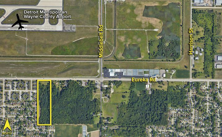 Pictures of Land property located at Eureka Rd, Romulus, MI 48174 for sales - image #1