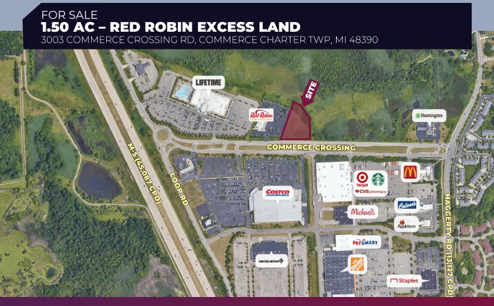 Pictures of Land property located at 3003 Commerce Crossing, Commerce Charter Township, MI 48390 for sales - image #1