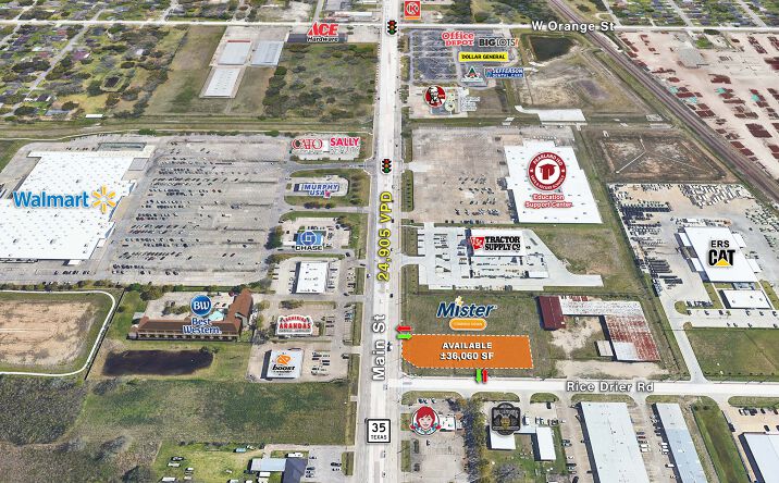Pictures of Land property located at 1814 N Main St, Pearland, TX 77581 for sales - image #1