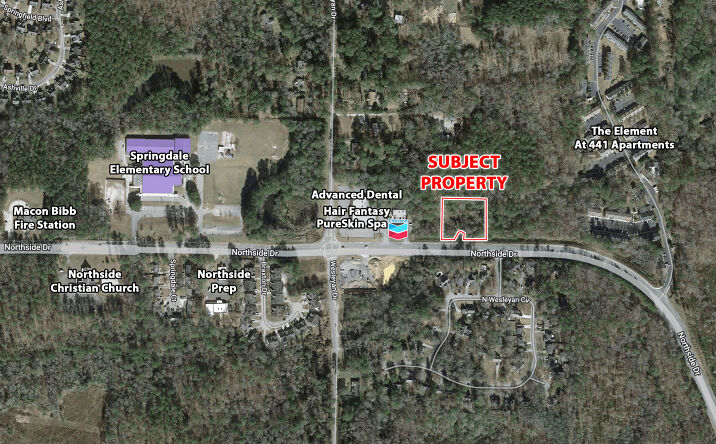 Pictures of Land property located at 4705 Northside Dr, Macon, GA 31210 for sales - image #1
