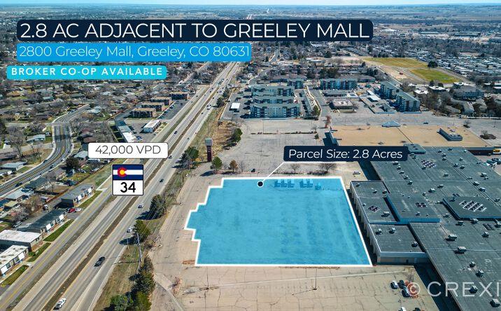 Pictures of Land property located at 2800 Greeley Mall, Greeley, CO 80631 for comps - image #1