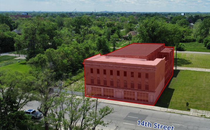 Pictures of Retail, Multifamily, Office, Mixed Use property located at 5961 14th St, Detroit, MI 48208 for sales - image #1