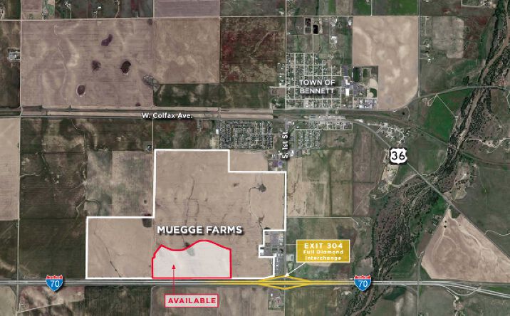 Pictures of Land property located at I-70 and South First Street, Town of Bennett, CO 80102 for sales - image #1