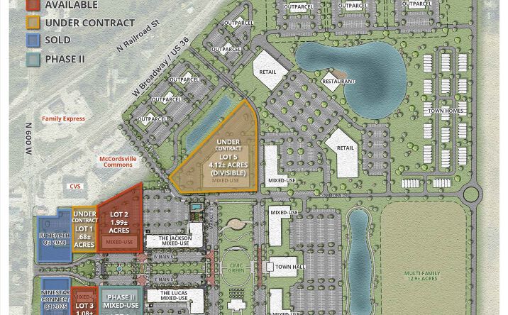Pictures of Land, Mixed Use, Office property located at 7600 N 600 W, McCordsville, IN 46055 for sales - image #1