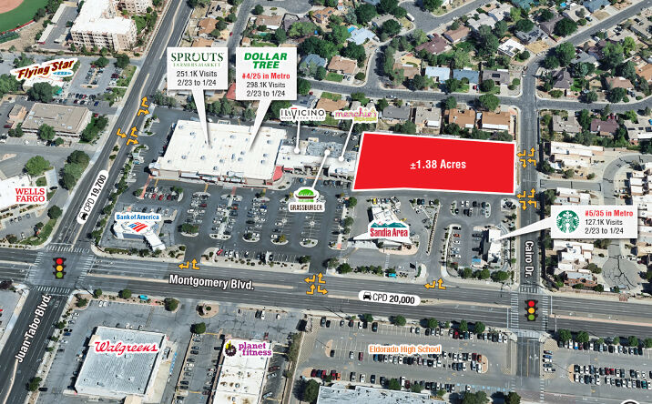 Pictures of Land property located at Montgomery and Juan Tabo, Albuquerque, NM 87111 for sales - image #1