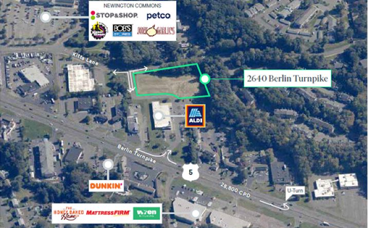 Pictures of Land property located at 2460 Berlin Tpke, Newington, CT 06111 for sales - image #1