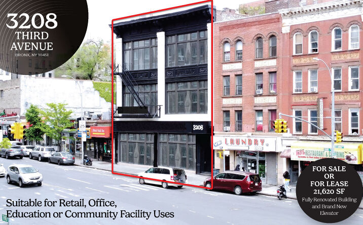 Pictures of Mixed Use, Office, Retail property located at 3208 Third Ave, Bronx, NY 10451 for sales - image #1