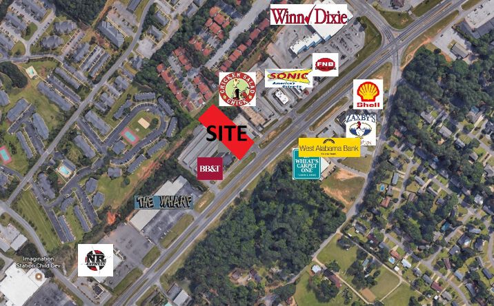 Pictures of Land property located at 100 McFarland Blvd, Northport, AL 35473 for sales - image #1