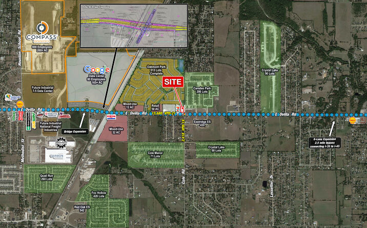 Pictures of Land property located at 680 East Ovilla Road, Red Oak, TX 75154 for sales - image #1