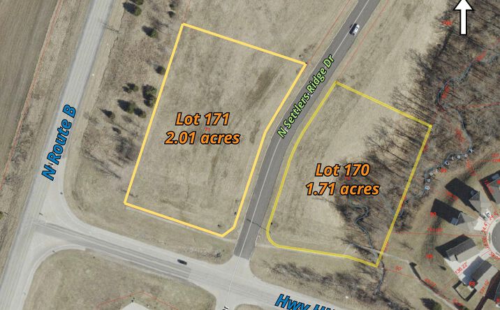 Pictures of Land property located at Route B & E. Highway, Hallsville, MO 65255 for sales - image #1