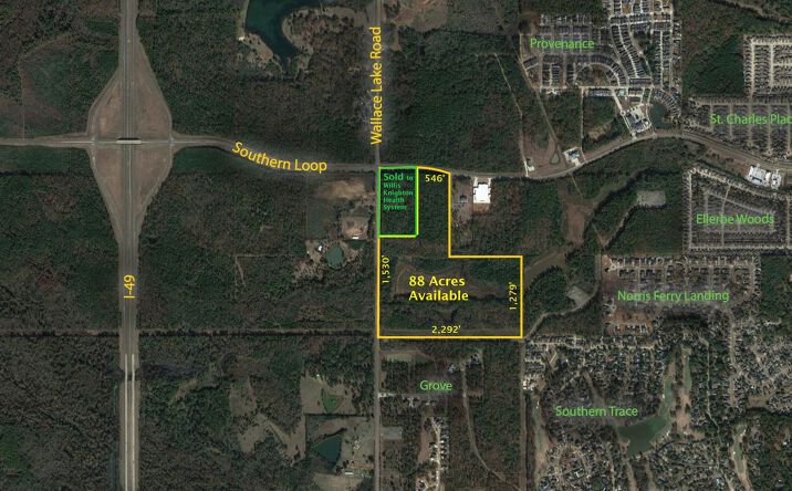 Pictures of Land property located at Southern Loop & Wallace Lake Road, Shreveport, LA 71106 for sales - image #1