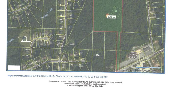 Pictures of Land property located at 6702 Old Springville Rd, Dixiana, AL 35126 for sales - image #1