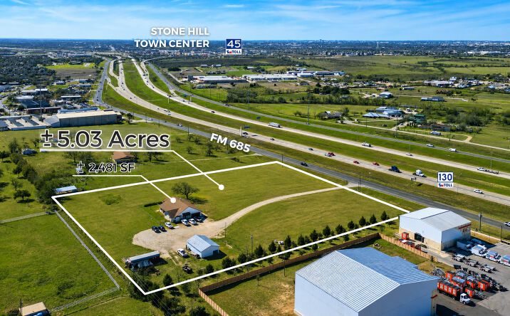 Pictures of Land, Office, Retail property located at 20501 FM 685, Pflugerville, TX 78660 for sales - image #1