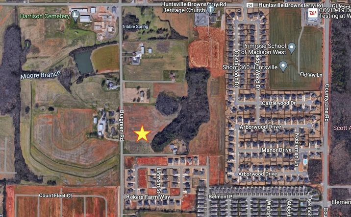 Pictures of Land property located at Burgreen Rd, Madison, AL 35756 for comps - image #1