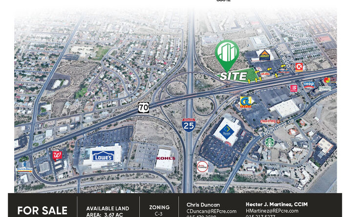 Pictures of Land property located at 1501 Bataan Mem W, Las Cruces, NM 88012 for sales - image #1