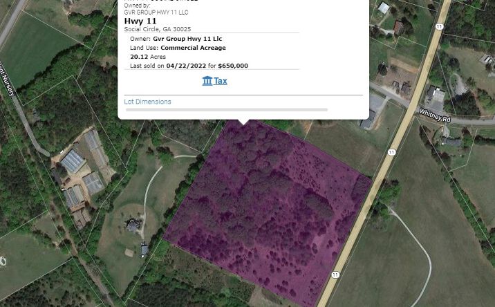 Pictures of Land property located at 2599 Whitney Rd, Monroe, GA 30655 for sales - image #1
