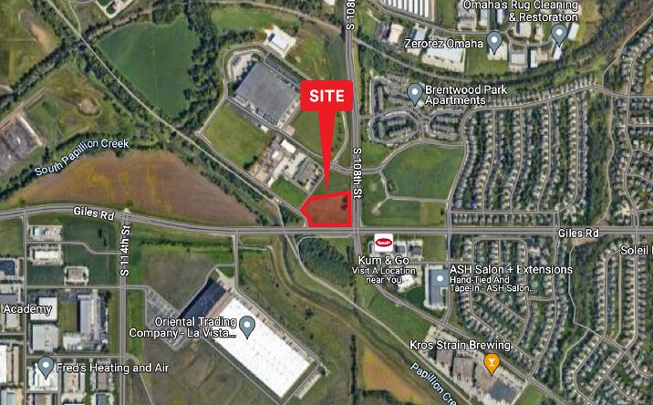 Pictures of Land property located at 108th & Giles, La Vista, NE 68128 for sales - image #1