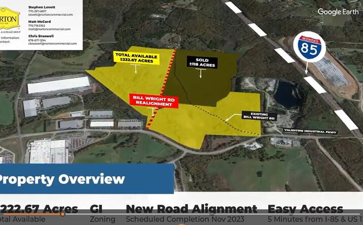 Pictures of Land property located at Valentine Industrial Pkwy, Pendergrass, GA 30567 for sales - image #1