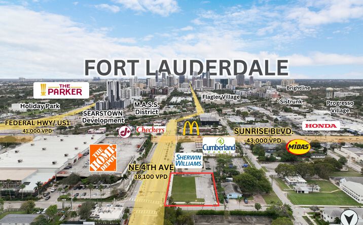 Pictures of Land property located at 1091 NE 4th Ave, Fort Lauderdale, FL 33304 for sales - image #1