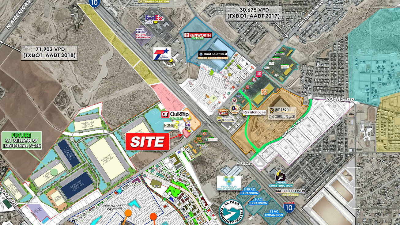 Swq I10 & Nuevo Hueco Tanks Rd, YSLETA SUR, TX 79927