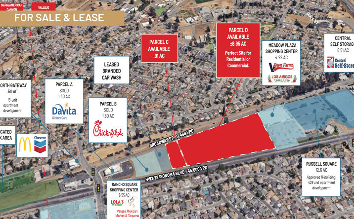 Pictures of Land property located at 5190 Sonoma Blvd, Vallejo, CA 94589 for sales - image #1