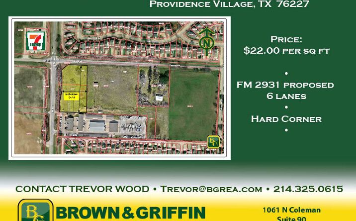 Pictures of Land property located at Main St, Providence Village, TX 76227 for sales - image #1