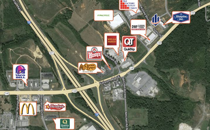 image of property at 101 TRAVELERS PATH Adairsville GA 30103-2210