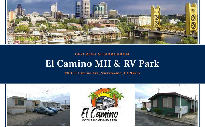 Pictures of Mixed Use, Mobile Home Park, Multifamily, Retail property located at 1301 El Camino Ave, Sacramento, CA 95815 for sales - image #1