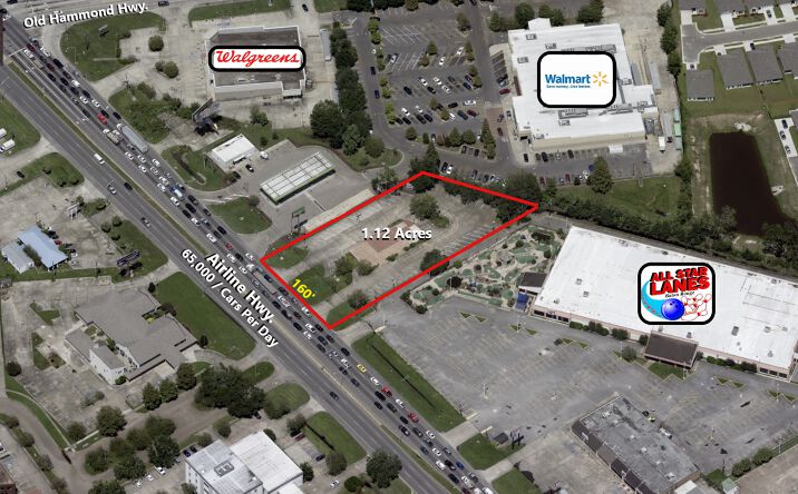 Pictures of Land property located at 9755 Airline Hwy, Baton Rouge, LA 70816 for sales - image #1