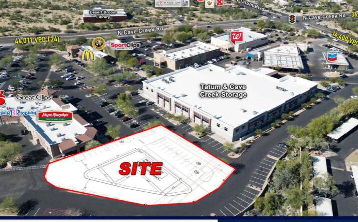 Pictures of Land property located at SEC Cave Creek Rd & Tatum Blvd, Phoenix, AZ 85331 for sales - image #1