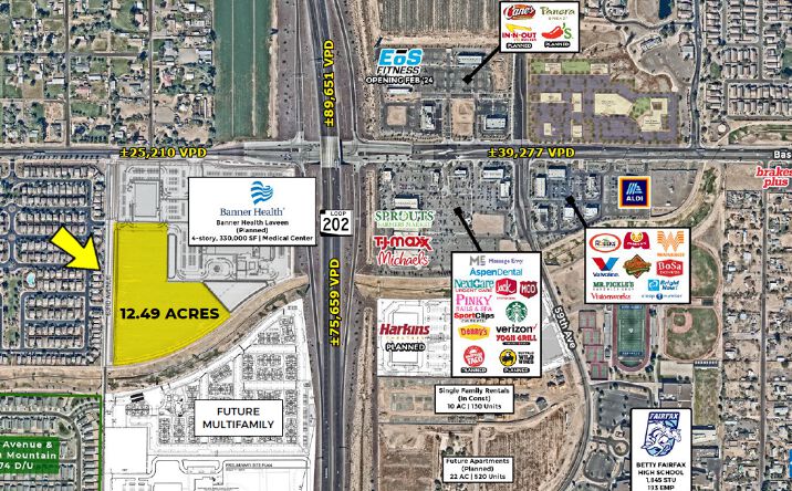 Pictures of Land property located at Loop 202 & Baseline Road, Laveen Village, AZ 85339 for sales - image #1