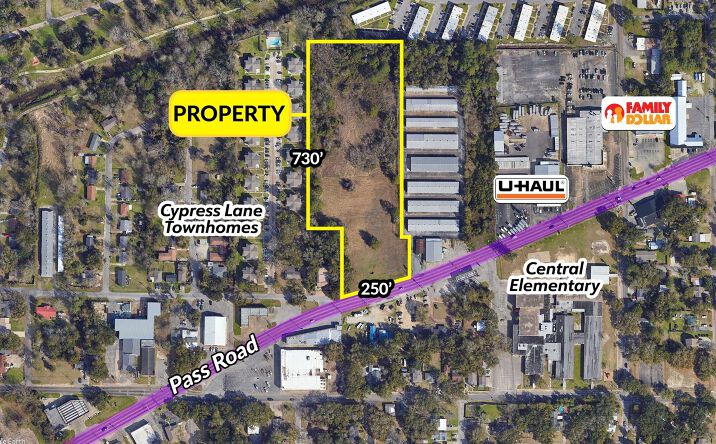 Pictures of Land property located at 0 Pass Road, Gulfport, MS 39501 for sales - image #1