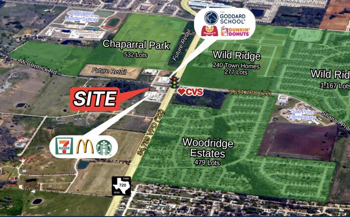 Pictures of Land property located at 2956 W FM 720, Oak Point, TX 75068 for sales - image #1