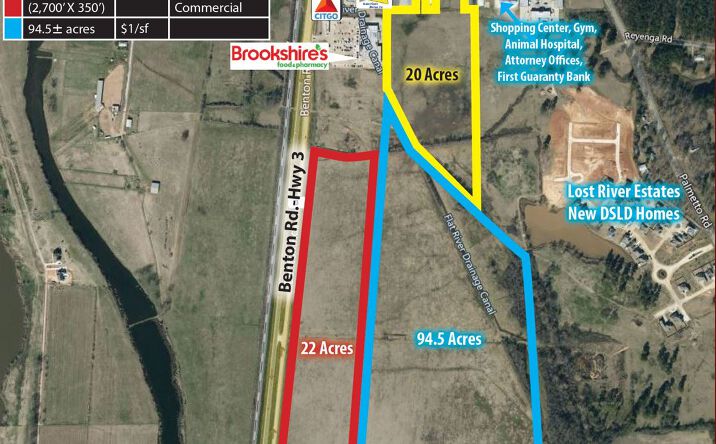 Pictures of Land property located at Benton Rd, Bossier City, LA undefined for sales - image #1