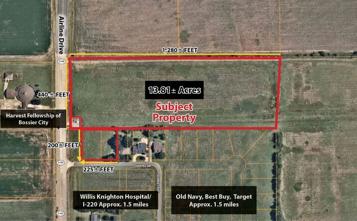 Pictures of Land property located at Airline Dr, Bossier City, LA 71112 for sales - image #1