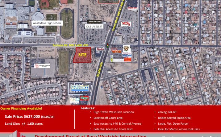 Pictures of Land property located at Fortuna Rd NW, Albuquerque, NM 87121 for sales - image #1