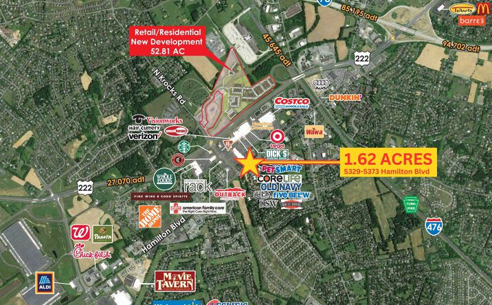 Pictures of Land property located at 5329 Hamilton Blvd, Allentown, PA 18106 for sales - image #1