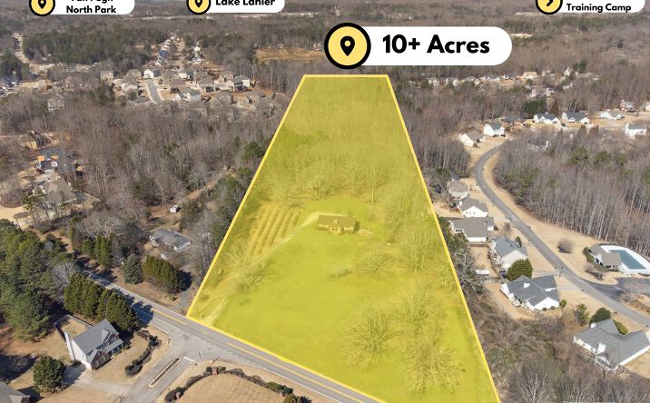 Pictures of Land, Mixed Use, Multifamily, Self Storage property located at 6137 Wade Orr Rd, Flowery Branch, GA 30542 for sales - image #1