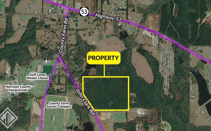 Pictures of Land property located at John Clark Rd, Gulfport, MS 39503 for sales - image #1