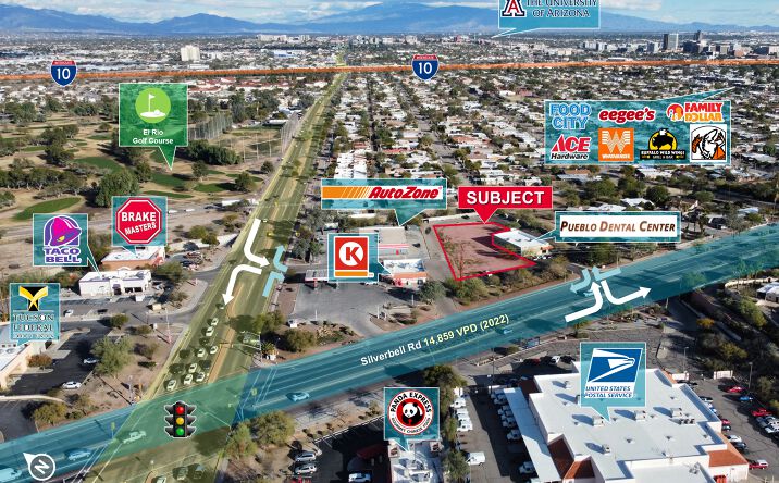 Pictures of Land property located at 1008, 1010, 1020 N Silverbell Rd, Tucson, AZ 85745 for sales - image #1