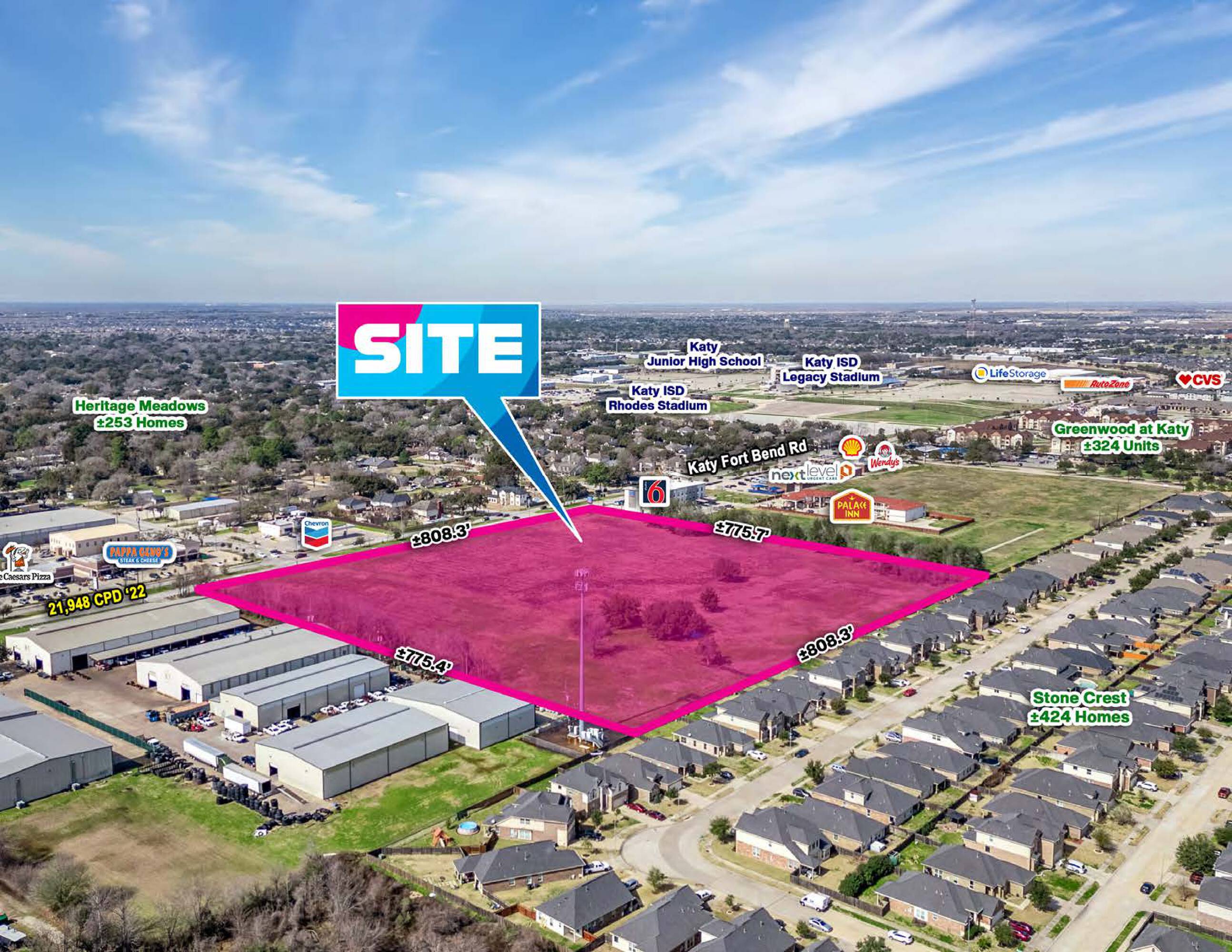±14 AC NEQ I-10 & Katy Fort Bend Rd