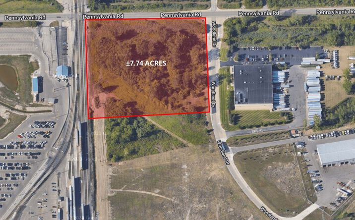 Pictures of Land property located at 7.74 Acres on Pennsylvania Road, New Boston, MI 48164 for sales - image #1