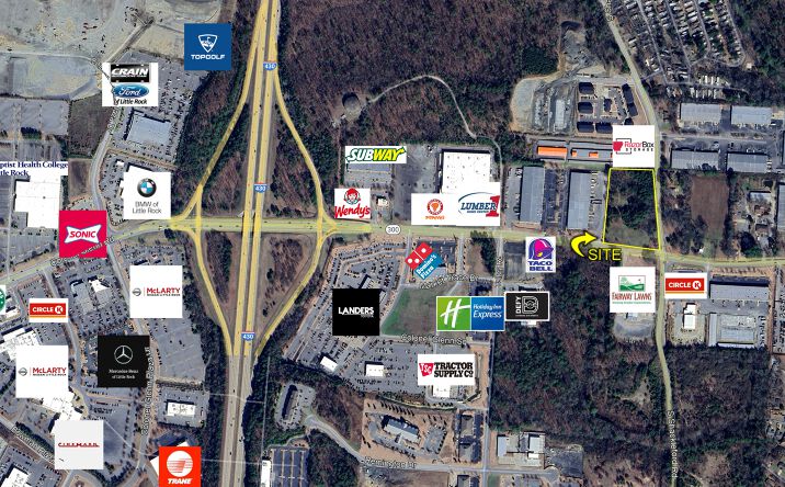 Pictures of Land property located at 10400 Colonel Glenn Rd, Little Rock, AR 72204 for sales - image #1