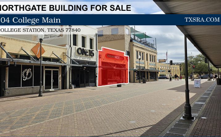 Pictures of Retail property located at 104 College Main St, College Station, TX 77840 for sales - image #1
