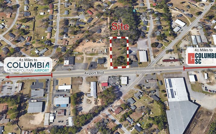 Pictures of Land property located at 1810 Airport Blvd, Cayce, SC 29033 for sales - image #1
