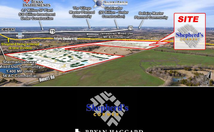 Pictures of Land property located at Bennett Rd, Howe, TX 75459 for sales - image #1